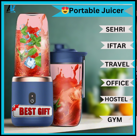 Six blades Rechargeable Portable Mini Juicer – Your Suhoor & Iftar Buddy! 🍹🌙