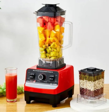 Unbreakable 2-in-1 Juicer Blender Machine + 700ml Grinder, 3200 RPM