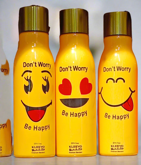 Cute Emoji Sports Water Bottle | (BPA) Free | High Quality | 550ml