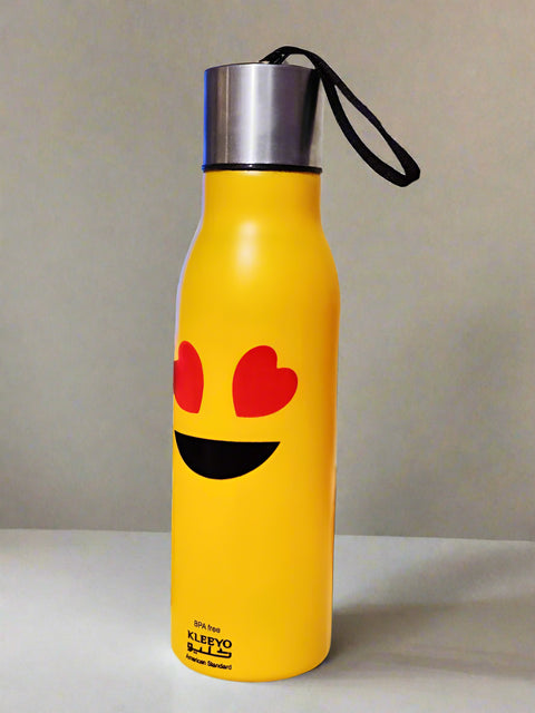 Cute Emoji Sports Water Bottle | (BPA) Free | High Quality | 550ml